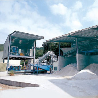 Wet Sand Storage & Waste Water Treatment